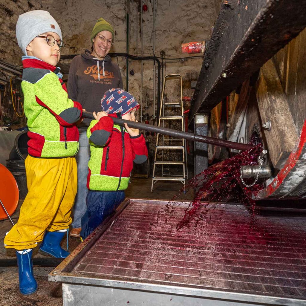 Auch die Kleinsten helfen